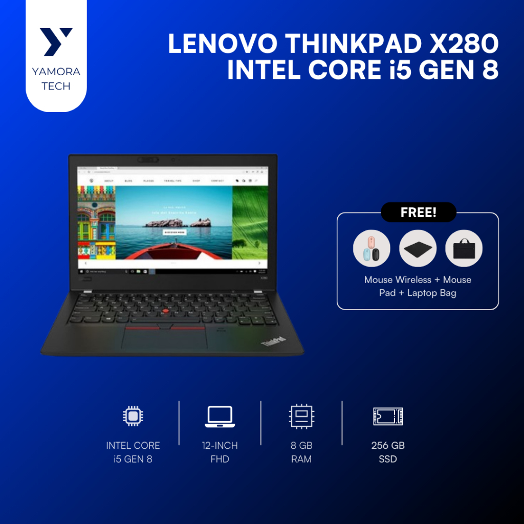 Lenovo Thinkpad X280 Core i5 Gen 8