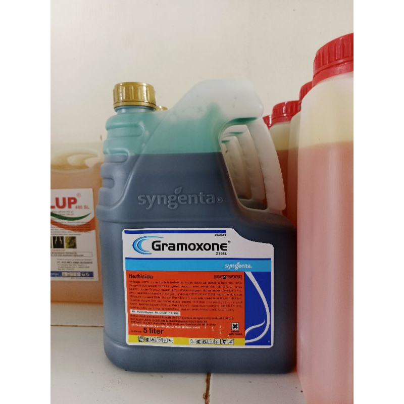 HERBISIDA KONTAK GRAMOXONE 276SL BAHAN AKTIF PARAKUAT KEMASAN 5L