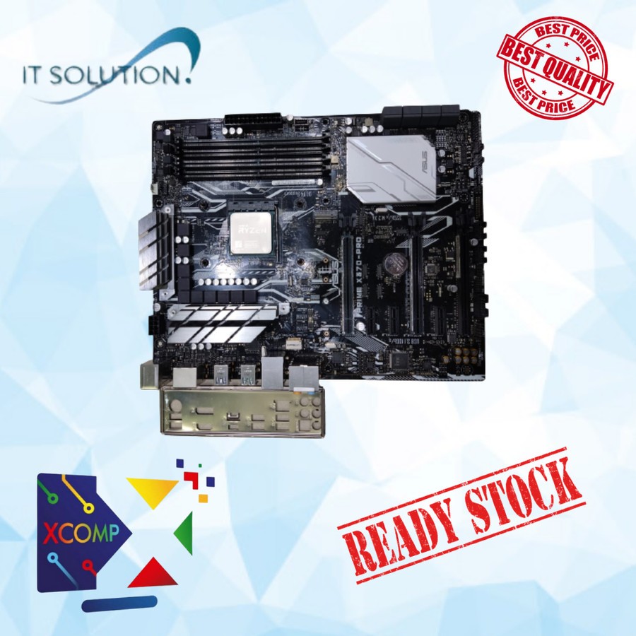 AMD Ryzen 7 1800X dan Asus Prime X370-Pro Nego