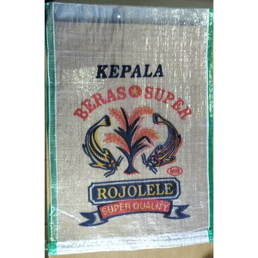 

kemasan beras karung lele super transparant 5kg