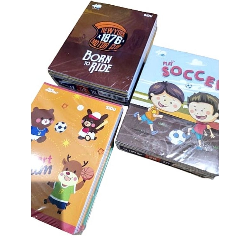 

Buku Tulis SIDU isi 58 lembar 1 pak isi 10 buku