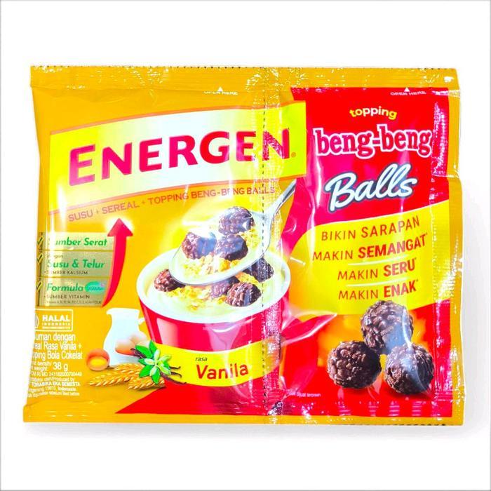 

MAYORA ENERGEN BENGBENG BALL SEREAL 38gr COKELAT VANILA KACANG HIJAU KURMA JAHE JAGUNG CHAMPION ECERAN SACHET RENCENGAN VANILLA CEREAL SEDUH MENU SARAPAN SUSU SEREAN BENG BENG ANAK GROSIR MURAH COKLAT 32 35 GRAM ECER SACHET