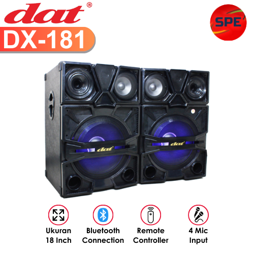 SPEAKER ACTIVE DAT UKURAN 18 INCH DX-181 / DX181 GARANSI RESMI (MEDAN)