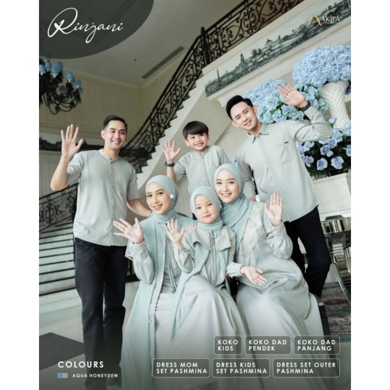 OPEN PO RINJANI BY AKIFA ORIGINAL | FAMSET COUPLE TERBARU 2025 | BAJU COUPLE MUSLIM MUSLIMAH INDONES