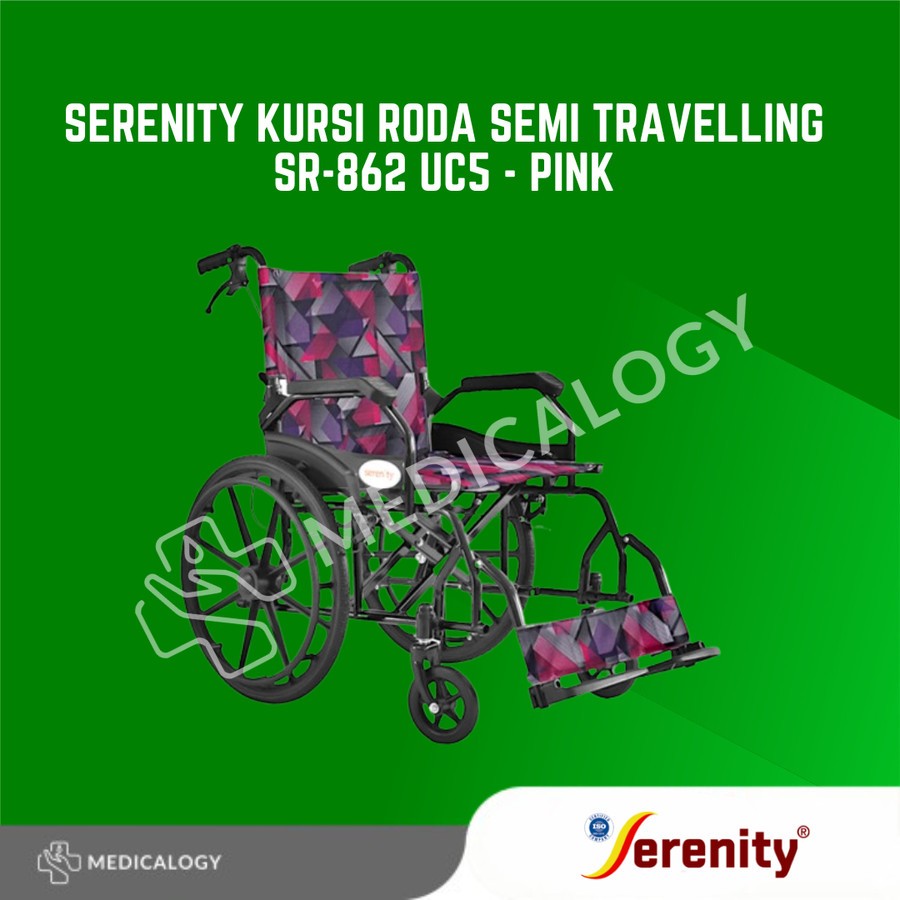 Serenity Kursi Roda Semi Travelling SR-862 UC5 / Serenity Kursi Roda Semi Travelling