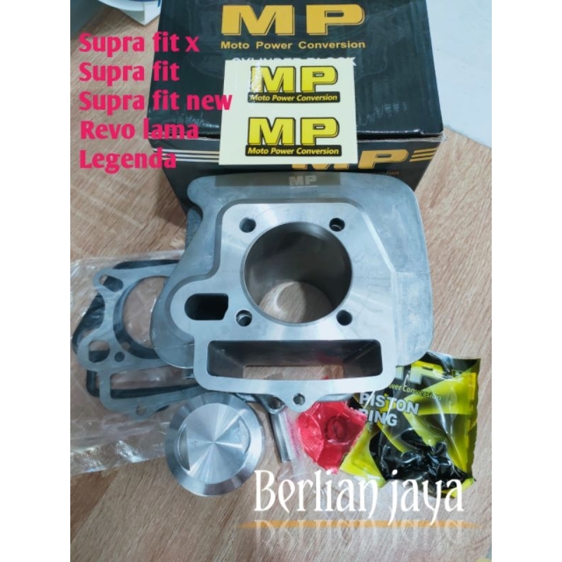 cylinder blok seher bore up MP ukuran 54mm buat motor supra fit x/supra fit new/supra fit/revo lama/