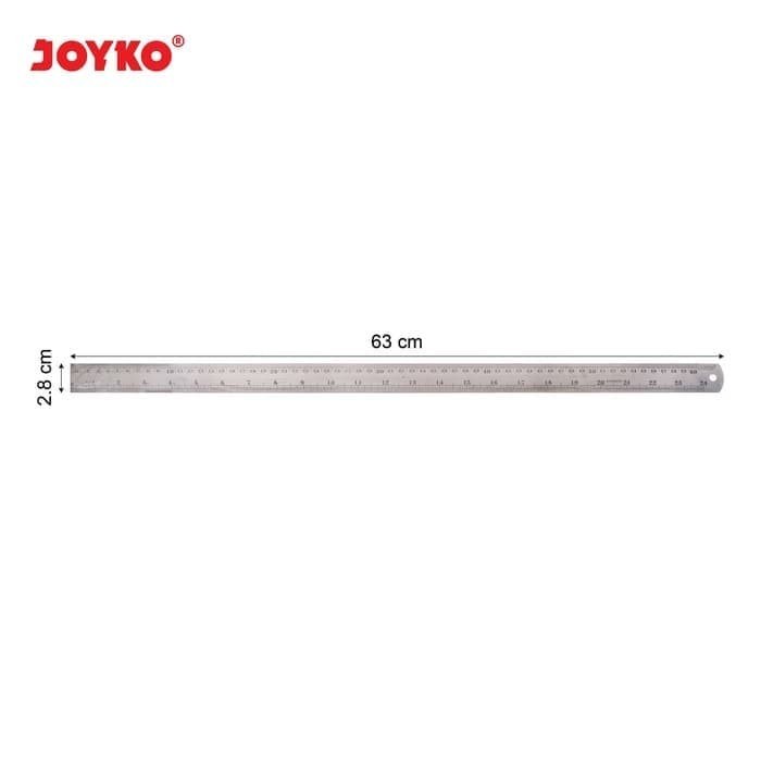 

PENGGARIS BESI JOYKO UKURAN 60CM - JOYKO PENGGARIS BESI 60 CM - STAINLESS STEEL