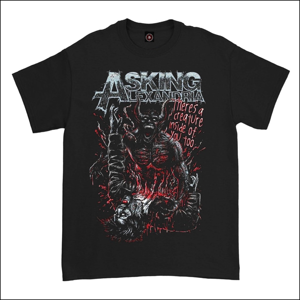 KAOS ASKING ALEXANDRIA 01 - RASTERAN PRINT - T-SHIRT ASKING ALEXANDRIA  TERMURAH ( COD )