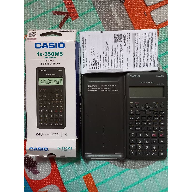 

Kalkulator Saintifik Second Casio FX-350MS