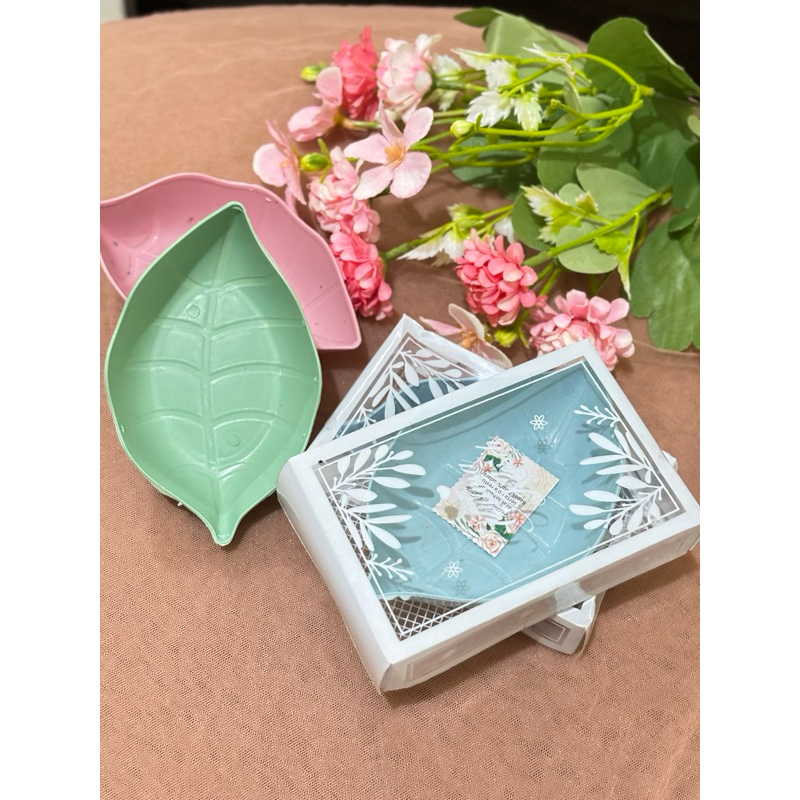 SOUVENIR MANGKOK DAUN MIKA 50PCS