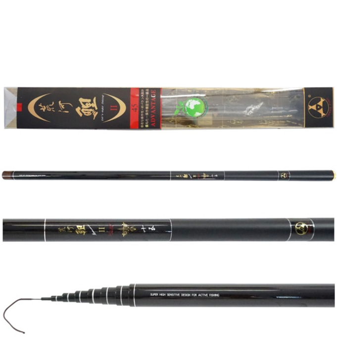 Joran Tegek Threefish ADVANTAGE 360 450 540CM Carbon Ringan Kaku