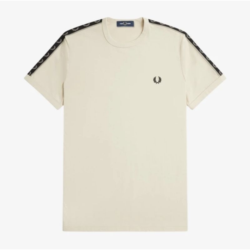 FRED PERRY ORIGINAL RINGER TAPED OATMEAL