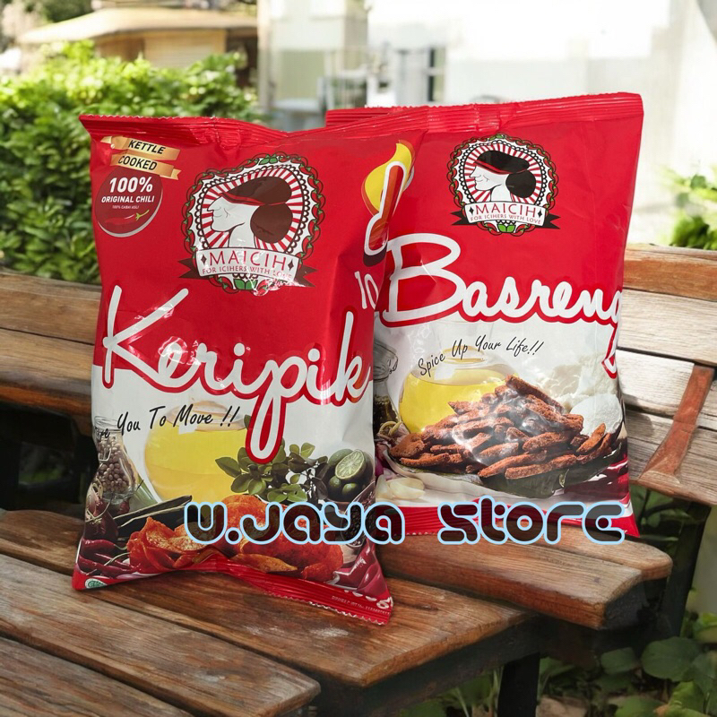 

Maicih 100g Keripik Level 10 / Basreng