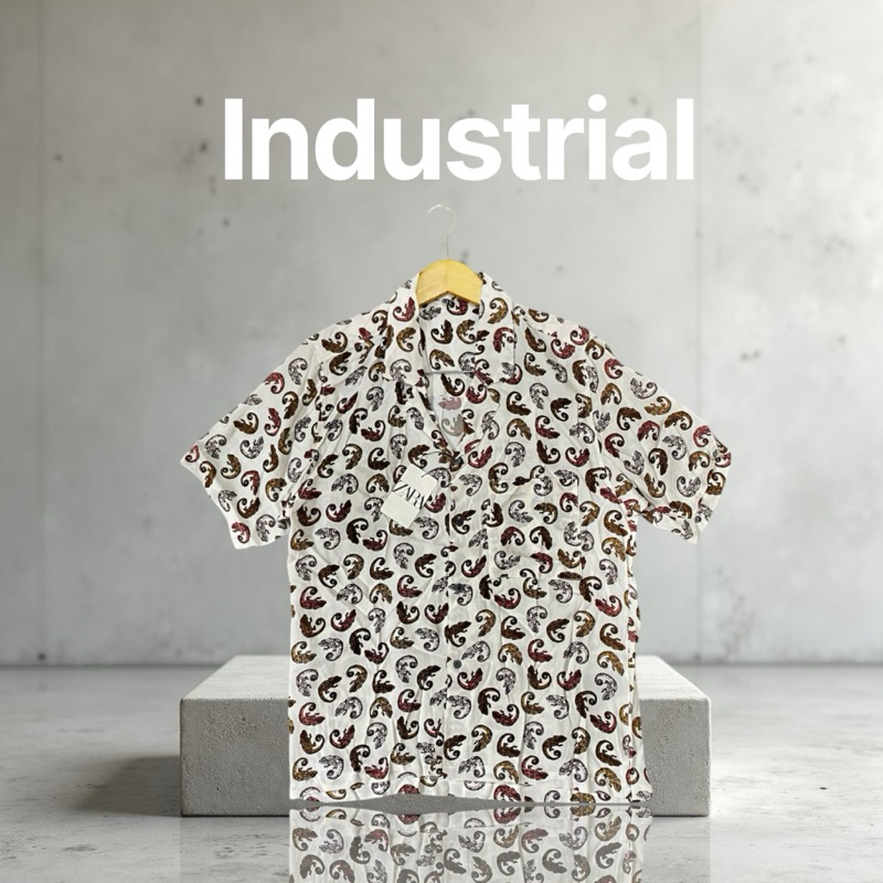 baju kemeja pria wanita batik hawai putih adem tidak panas