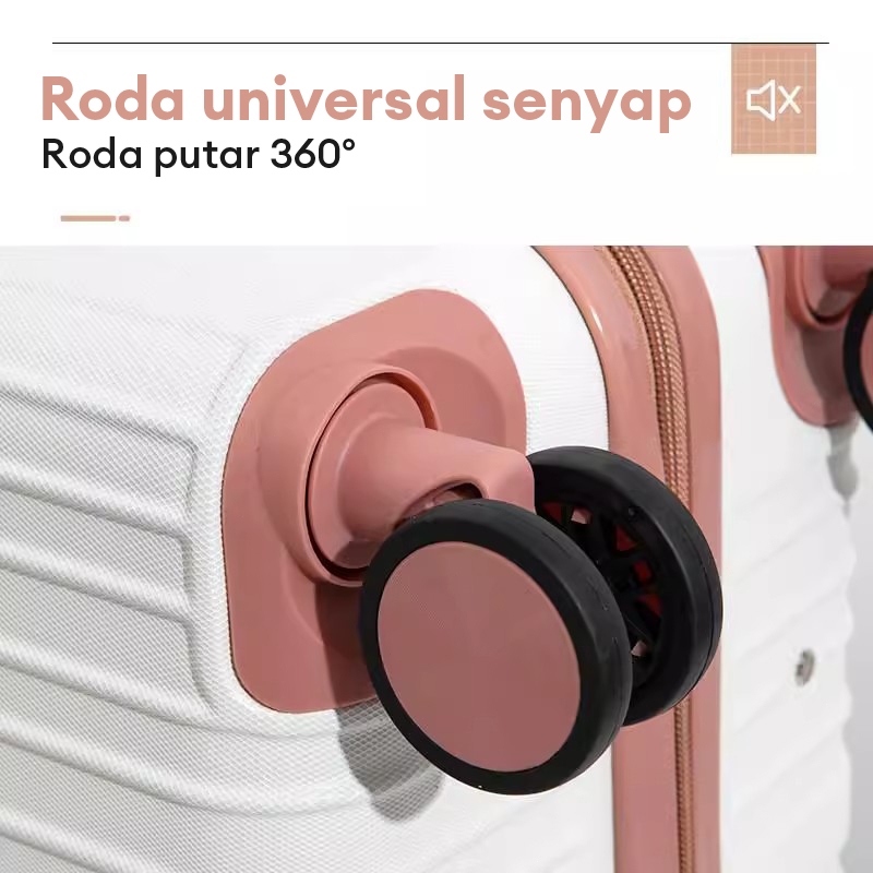 TERMURAH BoldEdge New Koper 20/24 Inch Kabin Bagasi Koper Tas Travel besar anak Beroda Empat dan