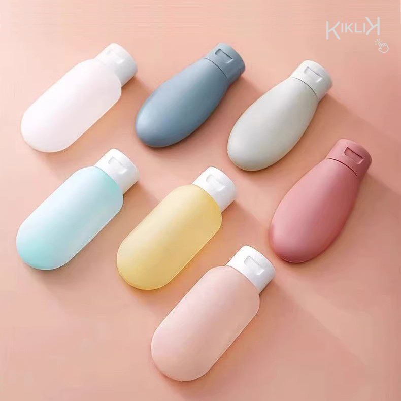 [KIKLIK] Wadah Sabun Portable Pouch Pencet Kecil Plastik Botol Isi Ulang