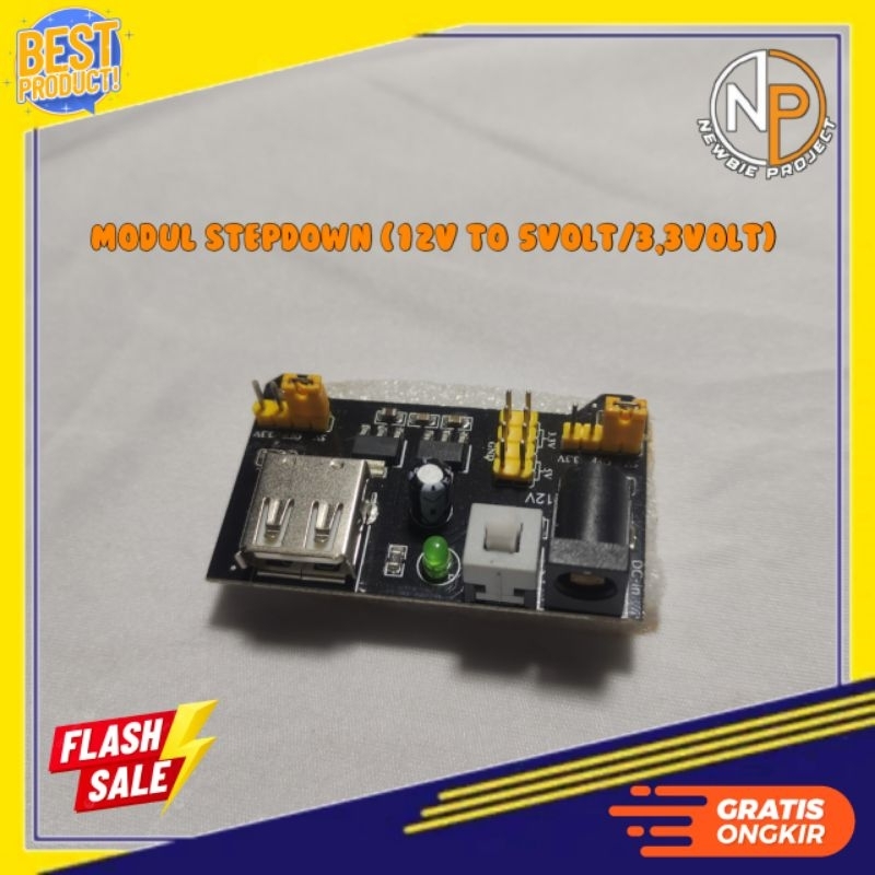 stepdown 12v to 5v/3,3volt