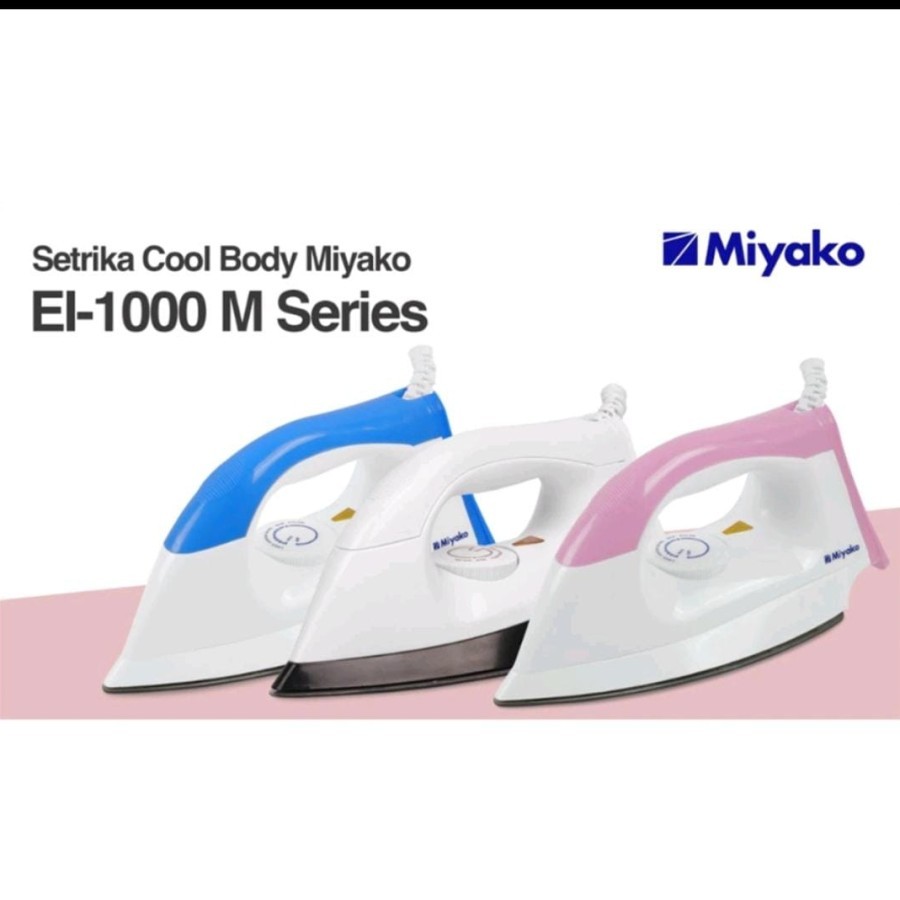Setrika Listrik Miyako El-1008M/Gosokan MIYAKO ORIGINAL SNI / Setrika Miyako