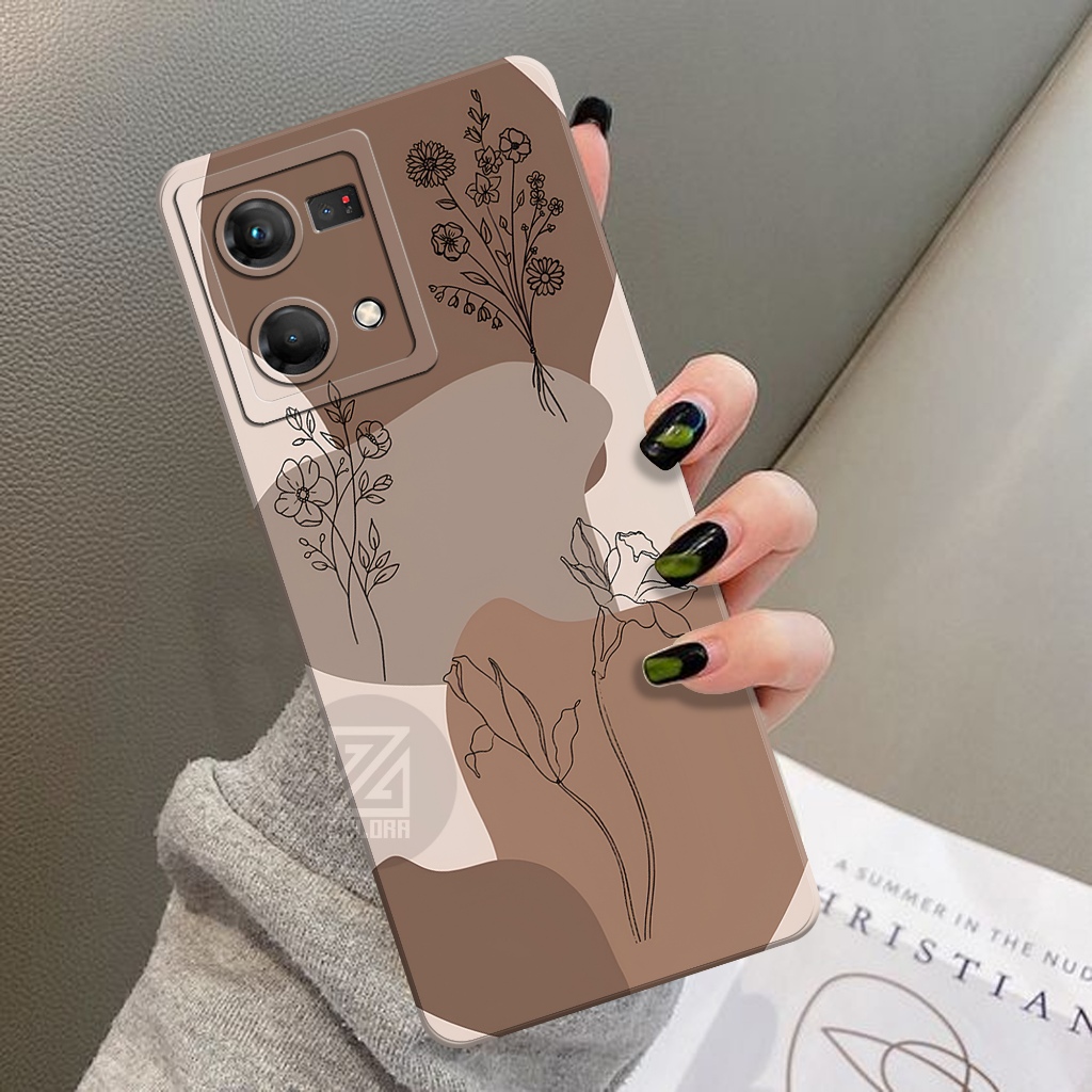 Case Oppo Reno 7 4G - Fashion Case Pattern - ZELORA - Sofcase Oppo Reno 7 4G - Casing Oppo Reno 7 4G