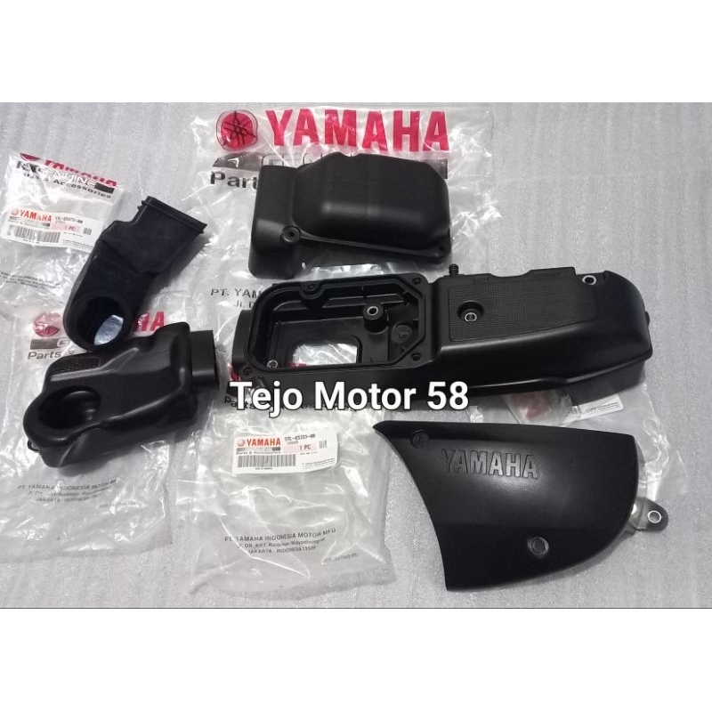PLASTIK COVER TUTUP CVT MIO SPORTY SMILE 1 SET 5 PCS ASLI ORIGINAL YAMAHA YGP