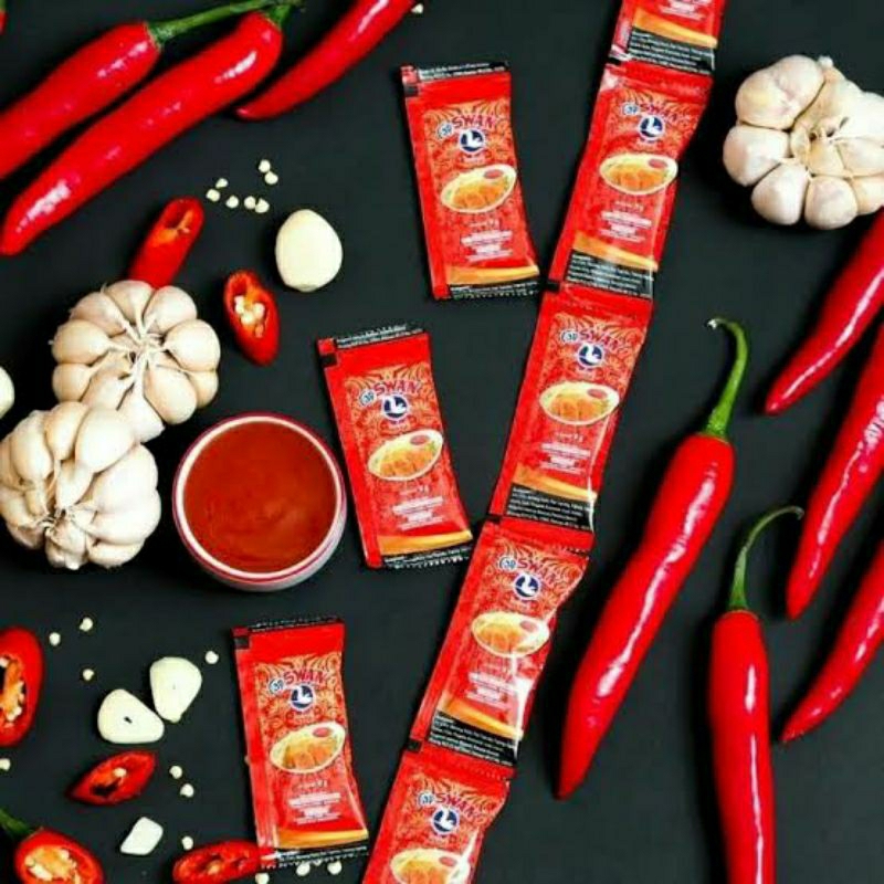 

Saos Swan Sachet isi 24pc Pedas Saos Dimsum