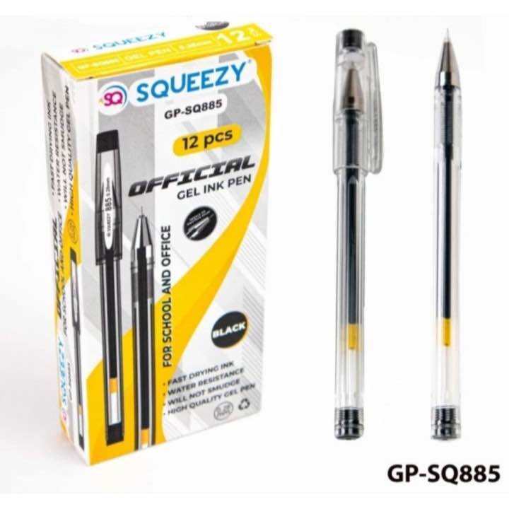 

Pulpen Gel Hitech Squeezy Murah Hitec GP-SQ885 , Pen Hi-TEC 0.28 mm Pen Pena Bolpoin Ballpoint ATK Alat TUlis Kantor