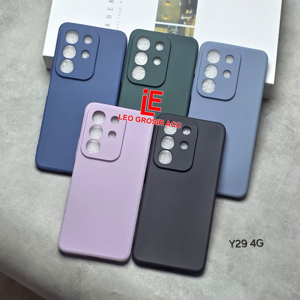 VIVO Y29 4G SOFT CASE MACARON LIQUID EDGE MACARON SQUARE CASE VIVO Y29 4G