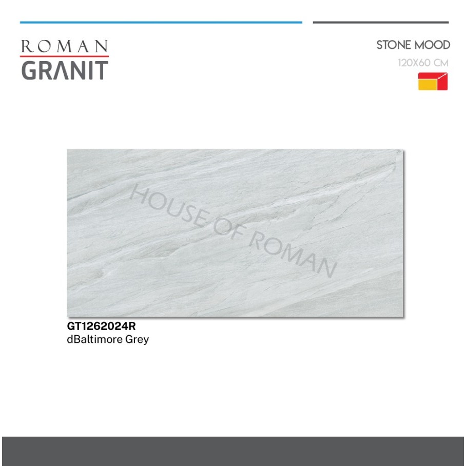 ROMAN GRANIT dBaltimore Grey 120x60 GT1262024R ROMAN GRANIT