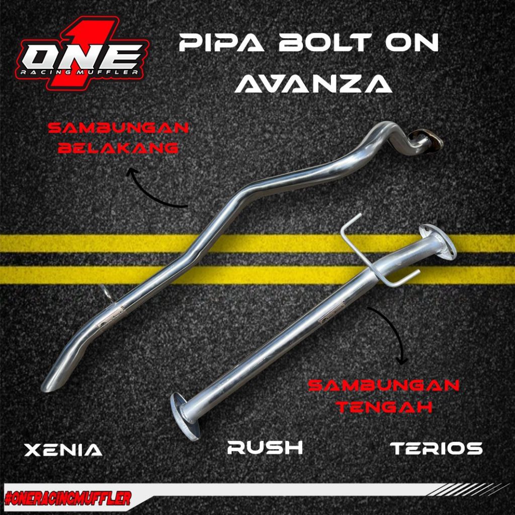 Pipa Bolt On Knalpot Mobil Avanza - Xenia - Rush - Terios