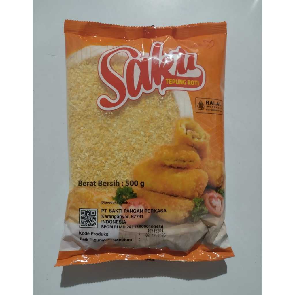 

TEPUNG PANIR SAKTI 500 GR / TEPUNG ROTI