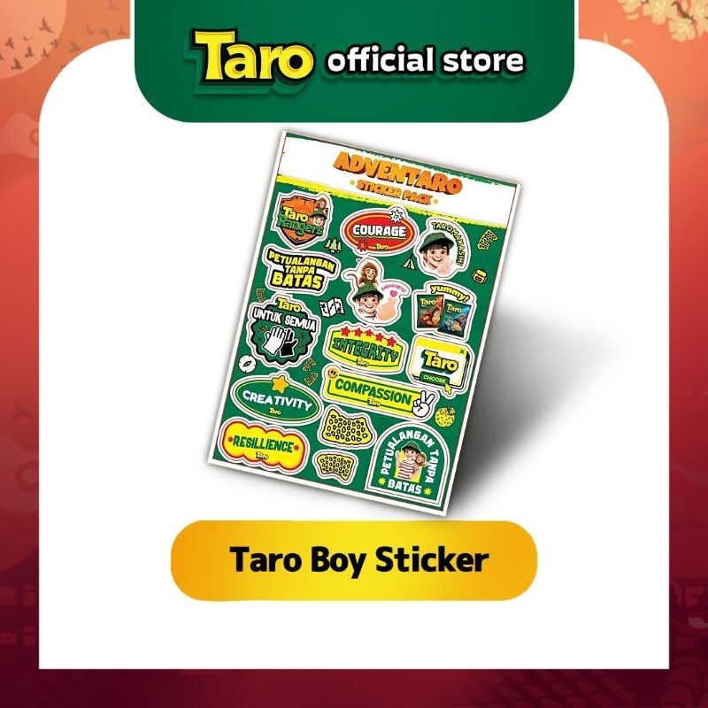 

Taro Boy Sticker Pack — Taro Official Merchandise
