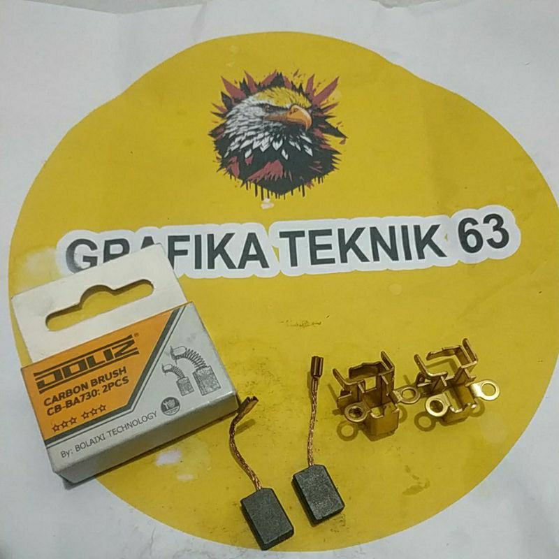 brush holder+carbon brush gerinda doliz ba 730