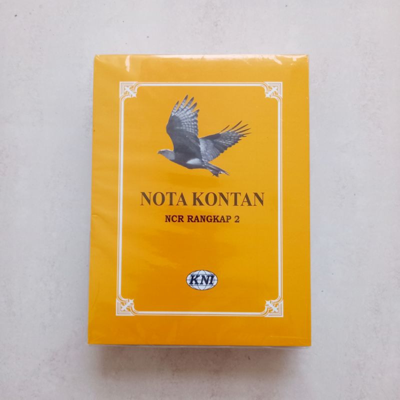 

[ MURAH PACK ISI 10 BUKU ] Buku Nota Kontan Besar NCR Rangkap 2 - KNI 2PLY B2 ( Ukuran 21 x 16 cm )