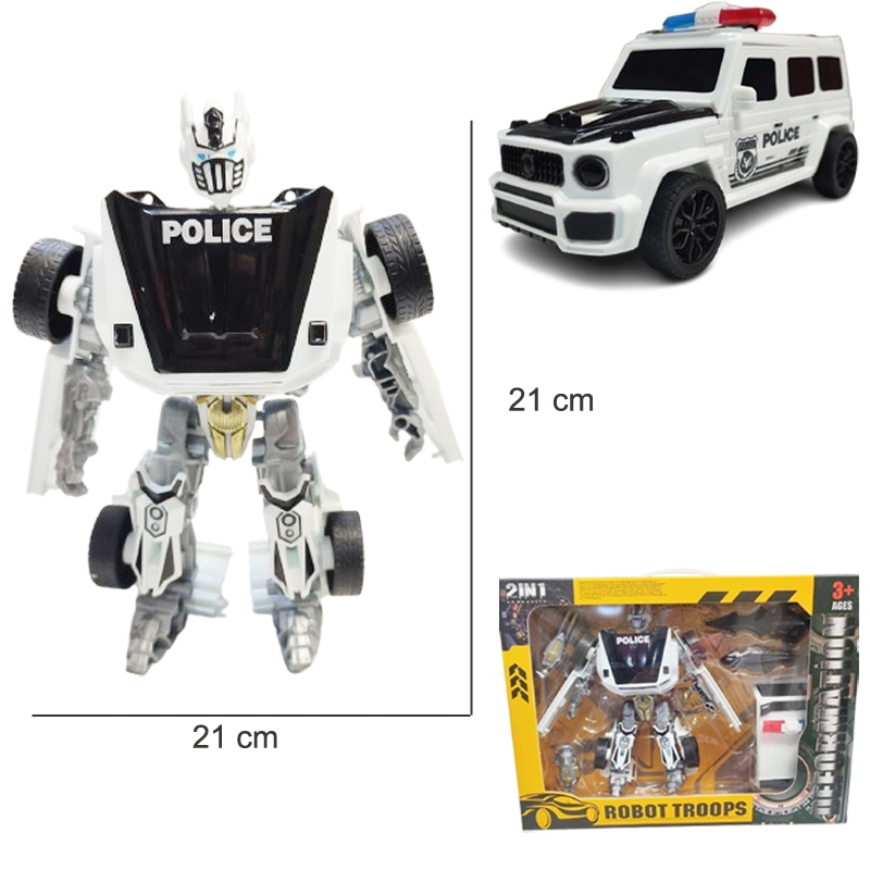 Mainan Mobil Robot Transformer 2in1 Robot deformation Robot Troops Automobile Mecha Mobil Jadi Robot