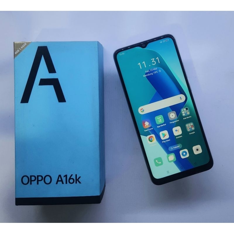 OPPO A16K - RAM 4/64 || SECOND / BEKAS