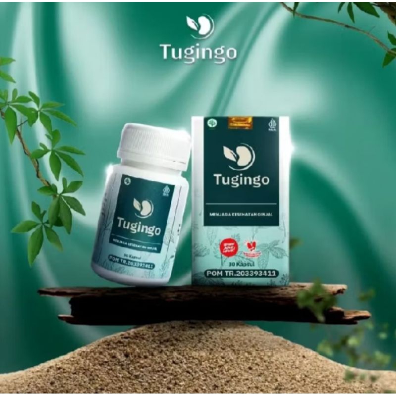Tugingo Obat Herbal Batu Ginjal Tugingo 30 Kapsul Original BPOM