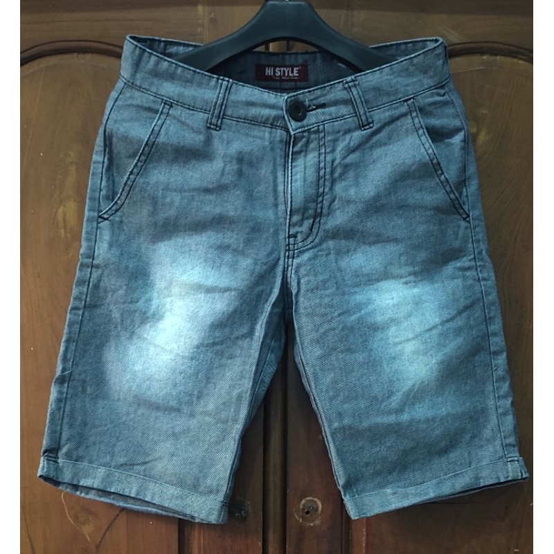 celana pendek Chino denim preloved