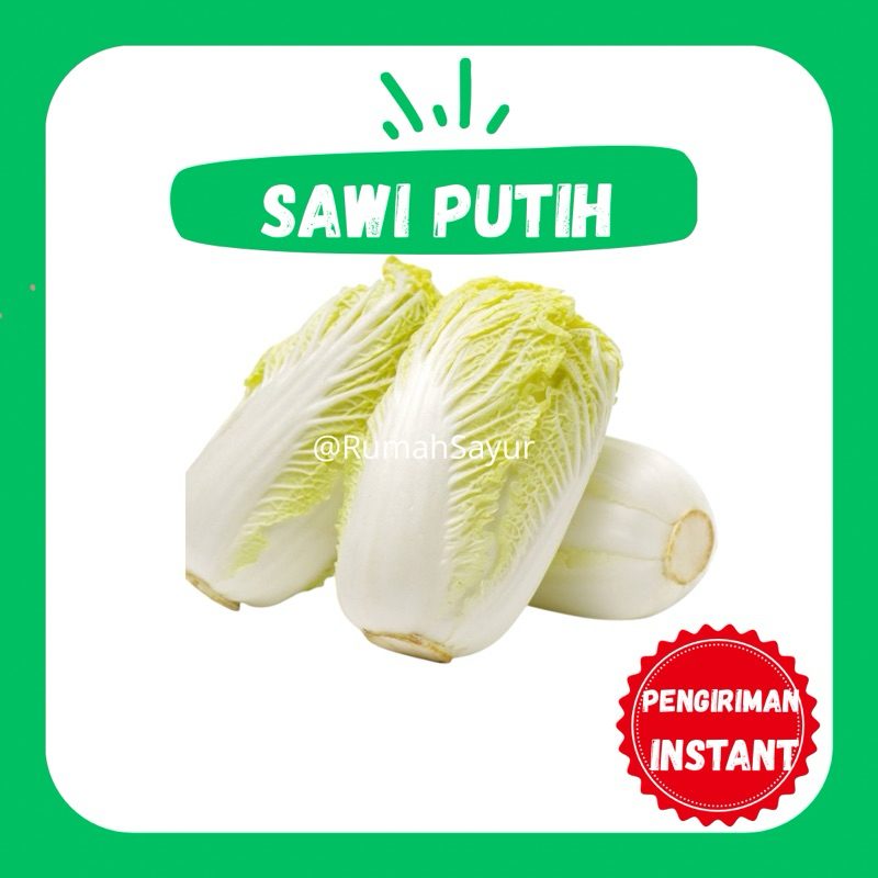 

[KIRIM INSTANT] SAWI PUTIH 250gr - RUMAH SAYUR