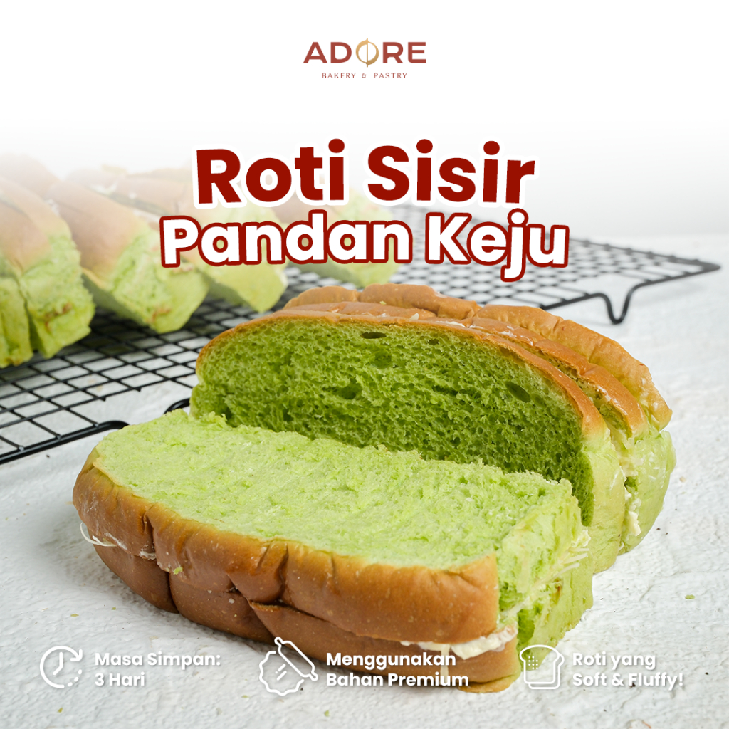 

ROTI SISIR PANDAN KEJU