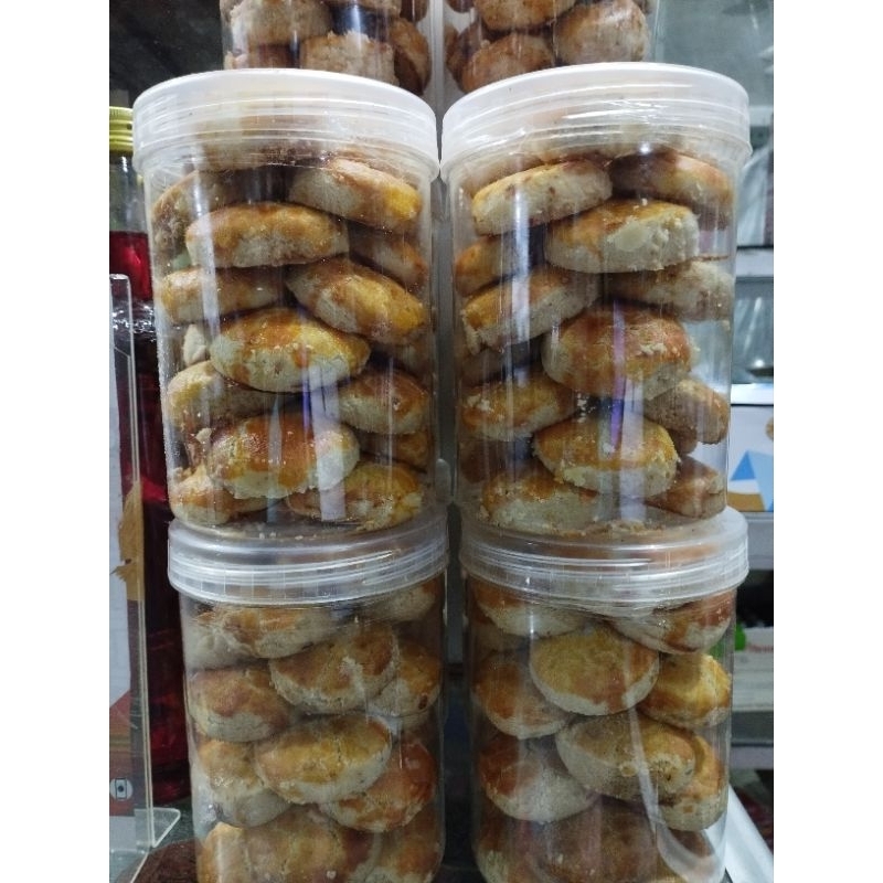 

roti,kacang, toples(bisa,di,ecer,1000)