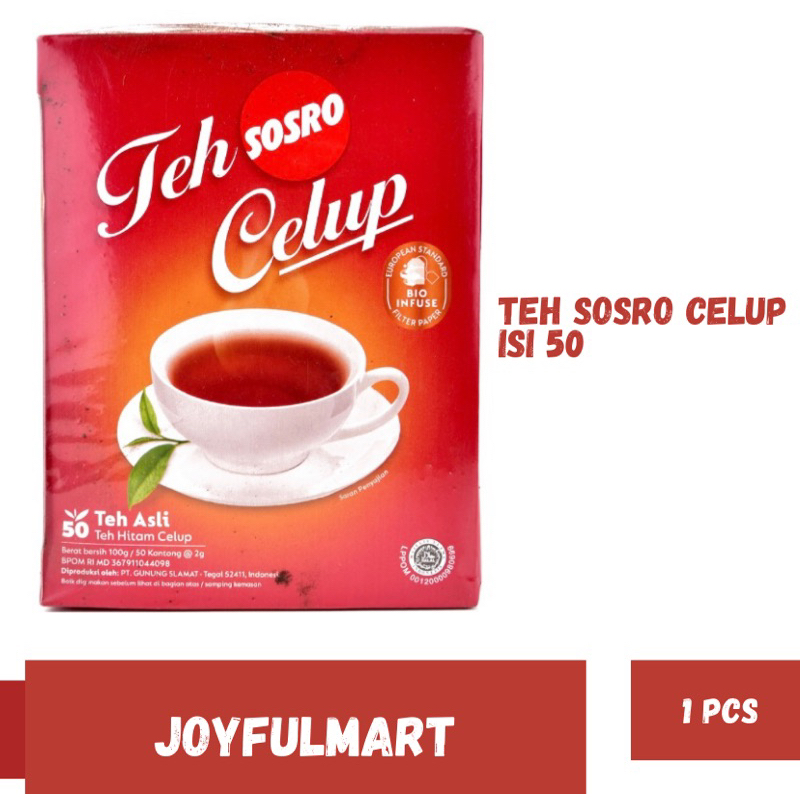 

Teh Sosro Celup isi 50
