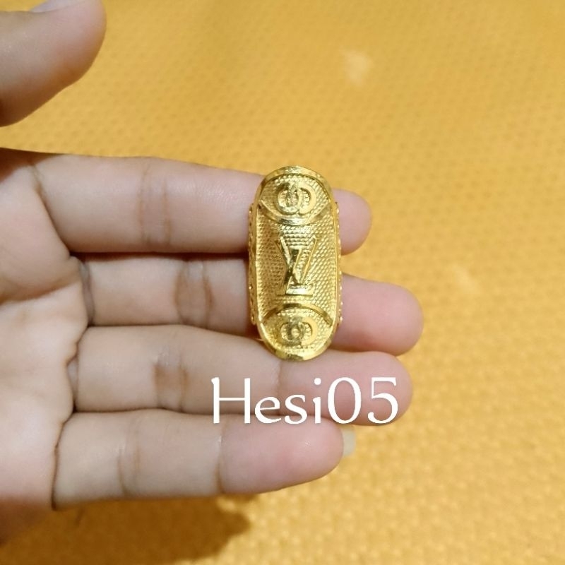 Cincin LV* Lapis Emas 24karat 1suku