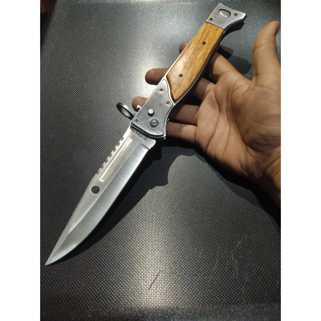 Pisau Lipat Survival CCCCP Besar Camping Bushcraft Hiking