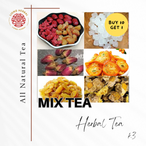 

MIX TEA HERBAL Gojiberry Baby Chrysanthemum Hawthron Rose Angco Kici Premium Teh Organic
