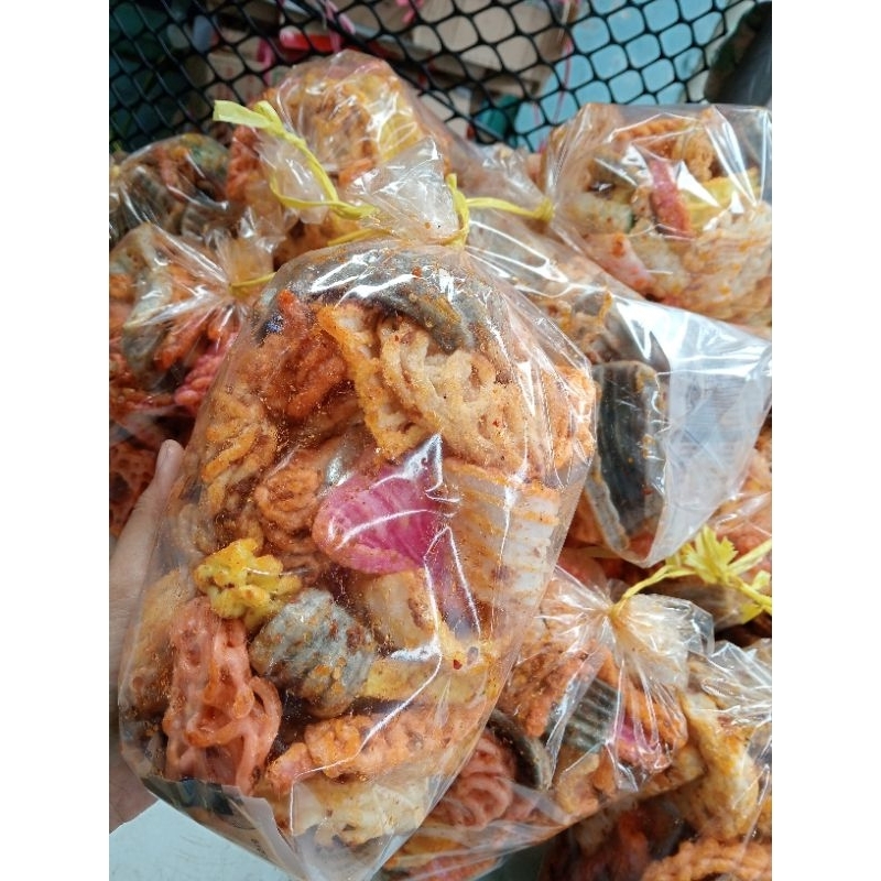 

kerupuk seblak campur