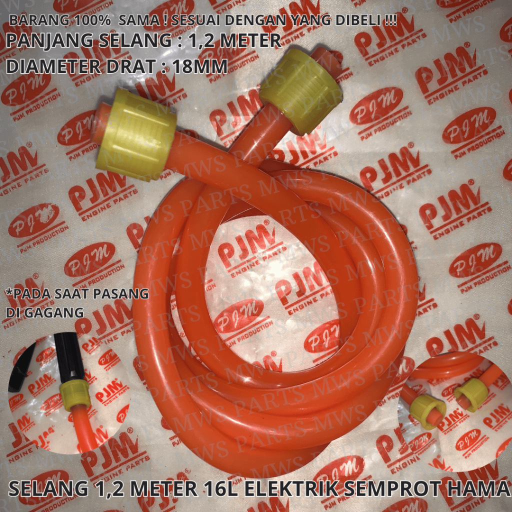 SELANG ELEKTRIK OREN SELANG SPRAYER ELEKTRIK MANUAL SELANG POMPA HAMA ELEKTRIK SELANG SPRAYER 16 LIT