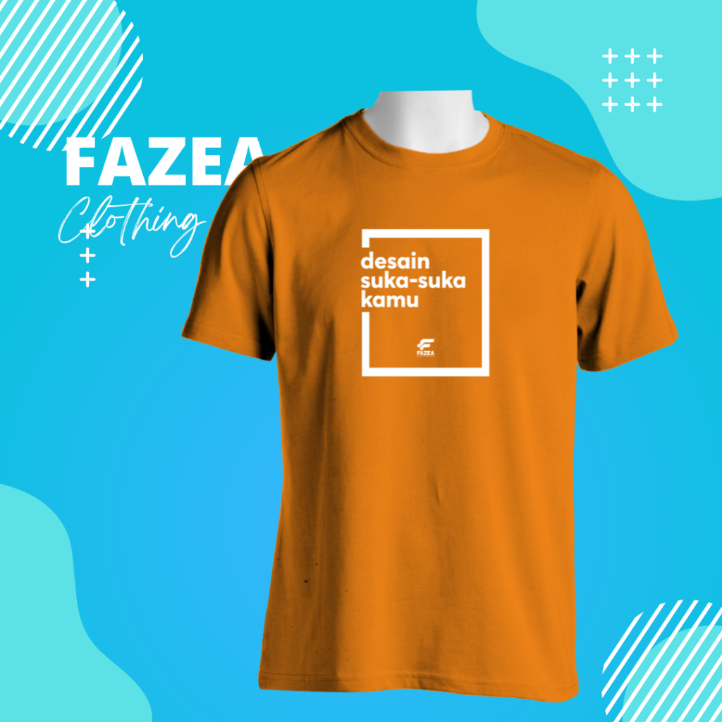 Kaos Sablon Custom Satuan Premium Bisa Request Bikin Desain Sendiri