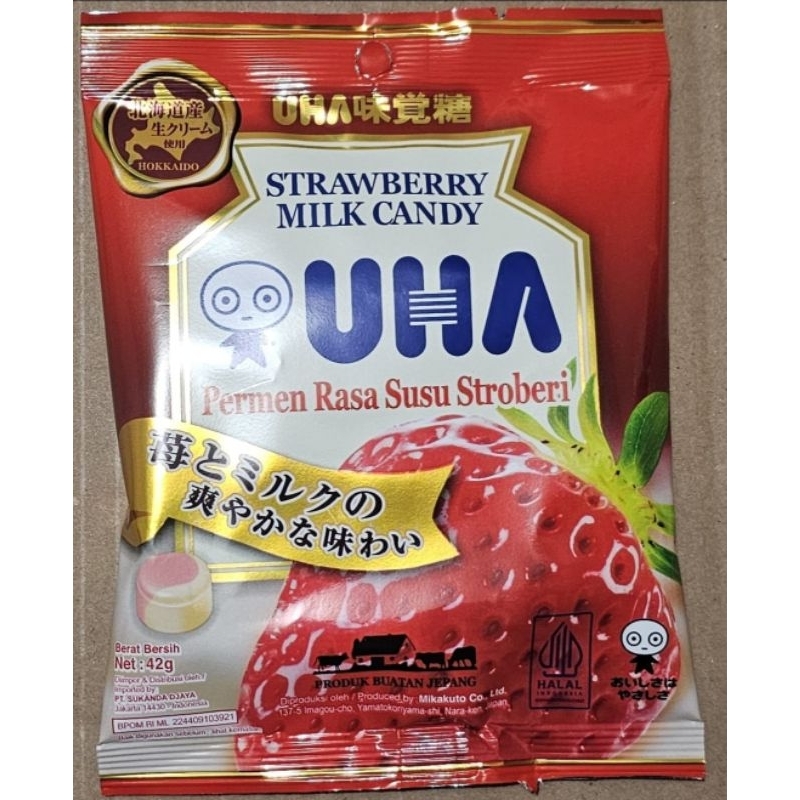 

UHA Milk Candy 42/51g 1bks