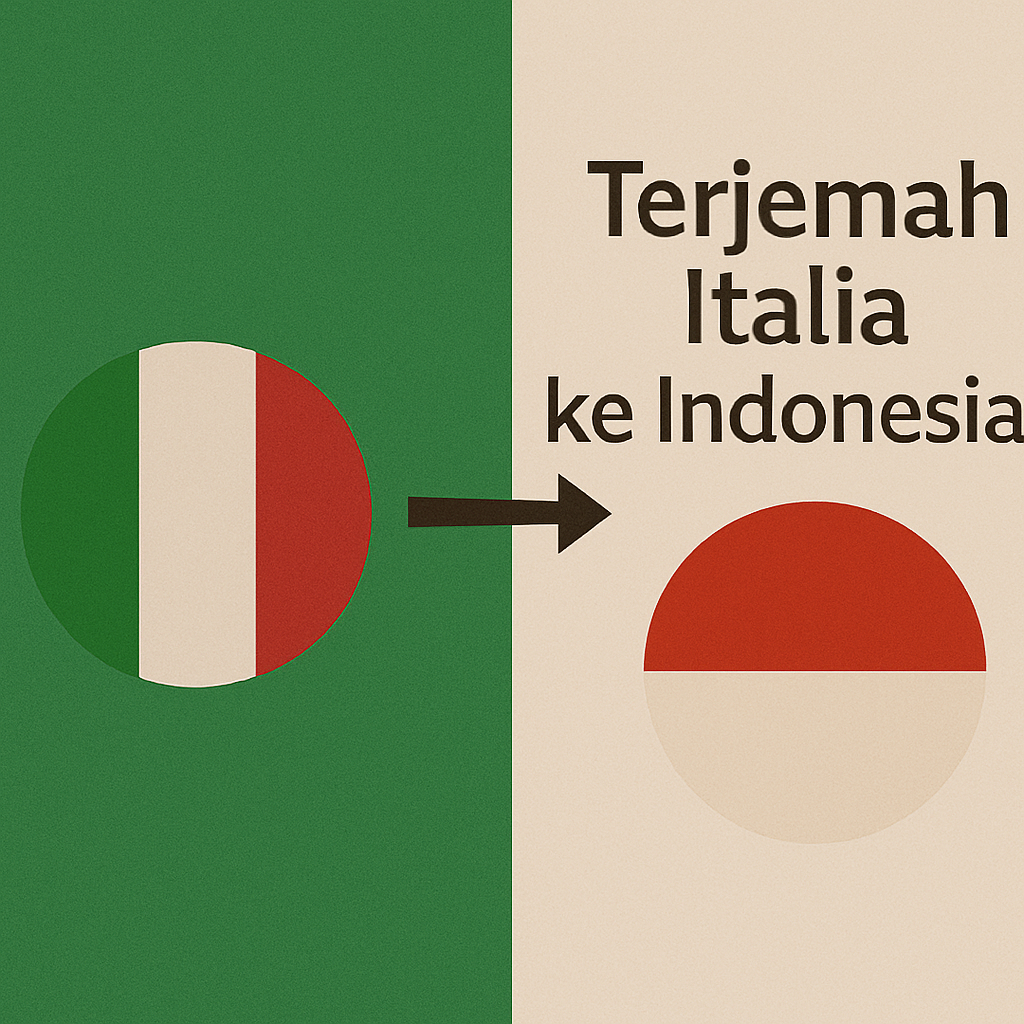 

(PID007) Terjemah Italia ke Indonesia