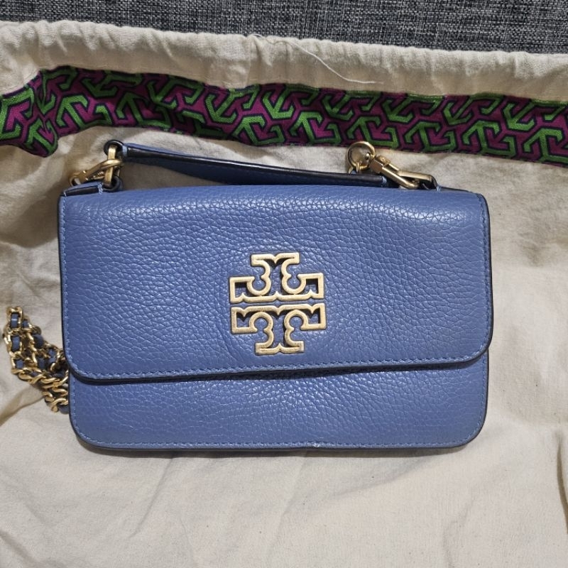 Preloved Sling Bag / Tas Tory Burch Authentic - Britten Mini Top Handle